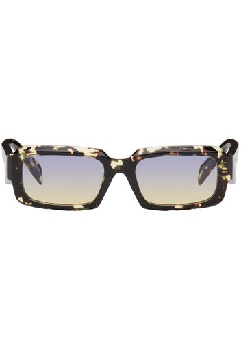 Prada Eyewear Tortoiseshell Rectangular Sunglasses