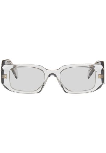 Prada Eyewear Gray Symbole Sunglasses