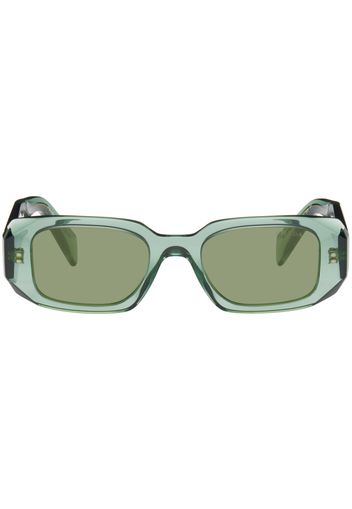 Prada Eyewear Green Symbole Sunglasses