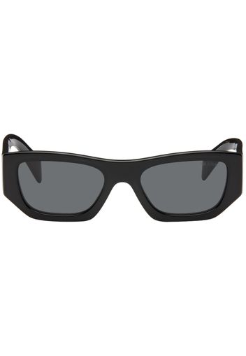 Prada Eyewear Black Logo Sunglasses