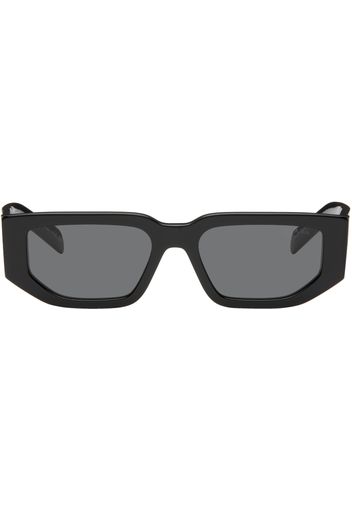 Prada Eyewear Black Logo Sunglasses