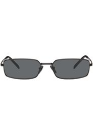 Prada Eyewear Black Logo Sunglasses