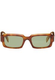 Prada Eyewear Tortoiseshell Rectangular Sunglasses