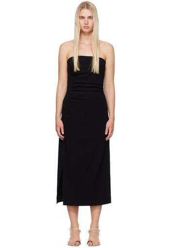 Proenza Schouler Black Shira Midi Dress