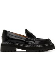 Proenza Schouler Black Lug Sole Loafers