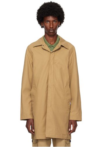 PS by Paul Smith Tan Spread Collar Coat