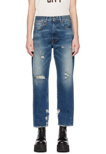 R13 Blue Boyfriend Jeans