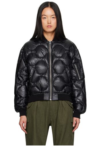 R13 Black Flight Down Jacket