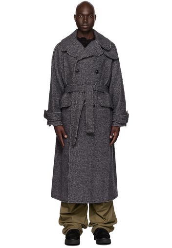 R13 Gray Jumbo Military Coat