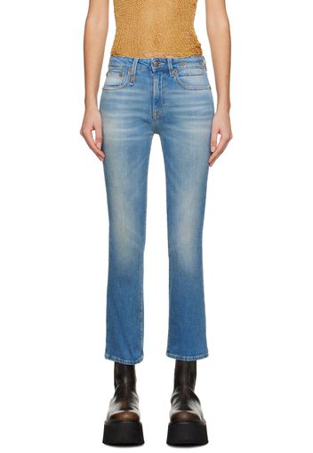 R13 Blue Kick Fit Jeans