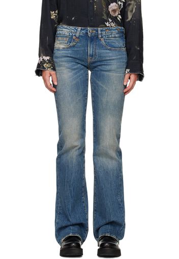 R13 Blue Kick Fit Jeans