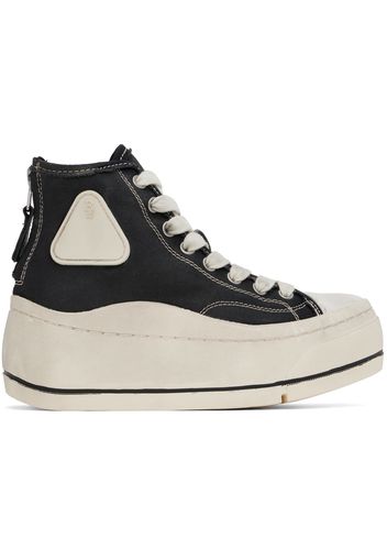 R13 Black Kurt High Top Sneakers