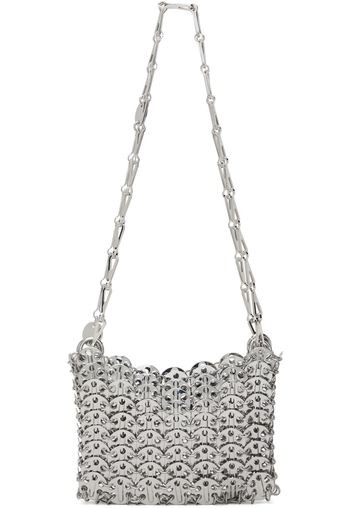 Rabanne Silver Iconic Nano 1969 Bag