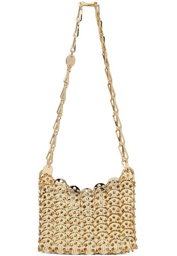 Rabanne Gold Iconic Nano 1969 Bag