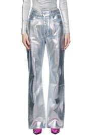 Rabanne Silver Metallic Jeans