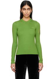 Rabanne Green Crewneck Sweater