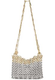 Rabanne Silver & Gold Iconic Nano 1969 Skyline Bag