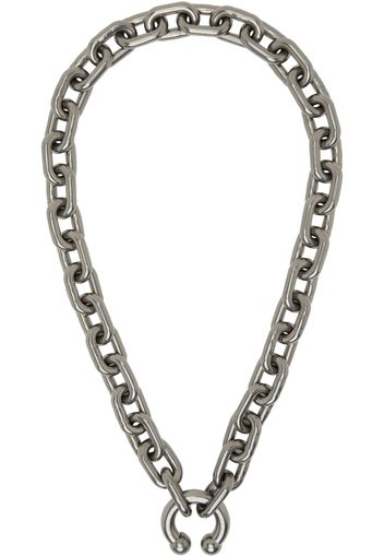 Random Identities Silver Cable Chain Necklace