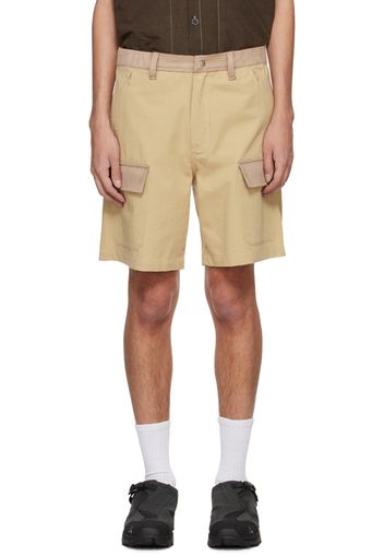 RANRA Beige Stubbur Shorts