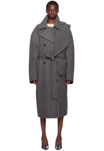 Recto Gray Handmade Kuse Coat