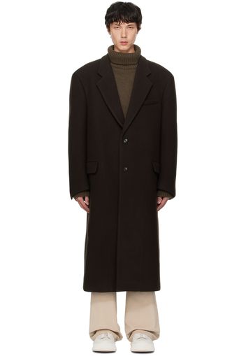 Recto Brown Office Coat