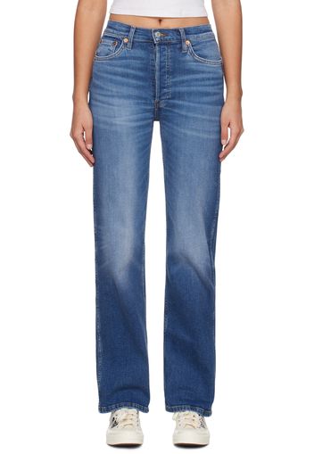 Re/Done Blue 90s High Rise Jeans