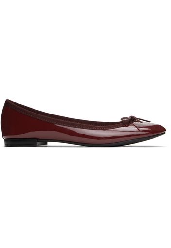 Repetto SSENSE Exclusive Burgundy Cendrillon Ballerina Flats