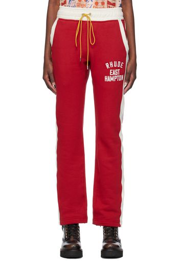 Rhude Red East Hamptons Lounge Pants