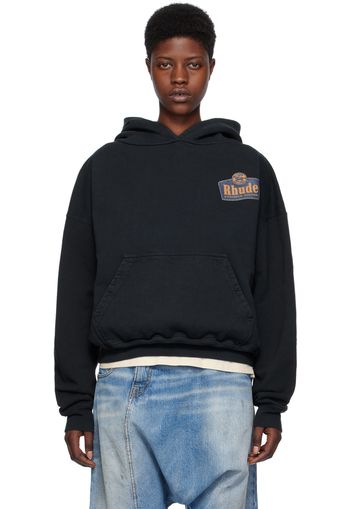 Rhude Black Grand Cru Hoodie