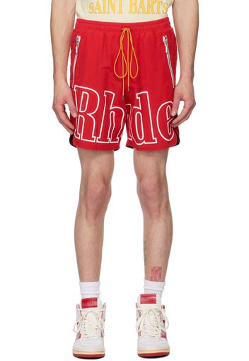 Rhude Red Logo Shorts