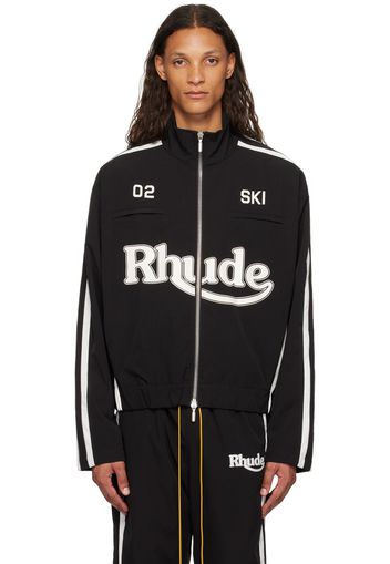 Rhude Black Ski Track Jacket