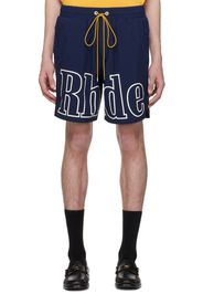 Rhude Navy Track Shorts