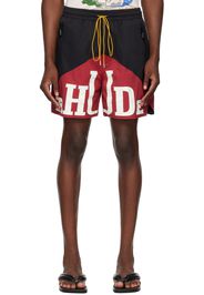 Rhude Black & Red Yachting Shorts