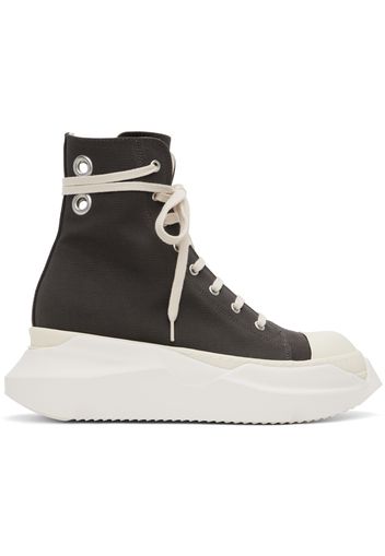 Rick Owens DRKSHDW Gray Abstract Sneakers