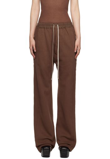 Rick Owens DRKSHDW Brown Porterville Pusher Lounge Pants