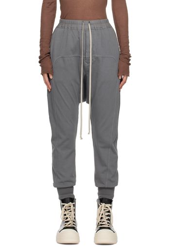 Rick Owens DRKSHDW Gray Porterville Prisoner Lounge Pants