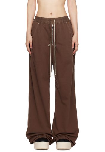 Rick Owens DRKSHDW Brown Porterville Geth Bela Lounge Pants