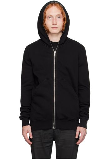 Rick Owens DRKSHDW Black Porterville Cotton Gimp Hoodie