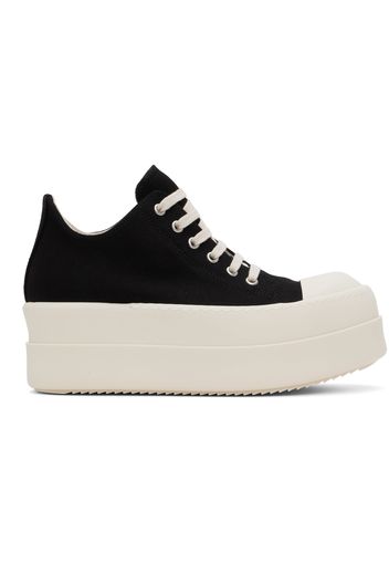 Rick Owens DRKSHDW Black Porterville Double Bumper Low Sneaks Sneakers