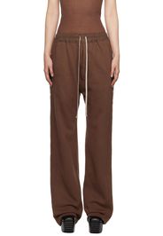 Rick Owens DRKSHDW Brown Porterville Pusher Lounge Pants