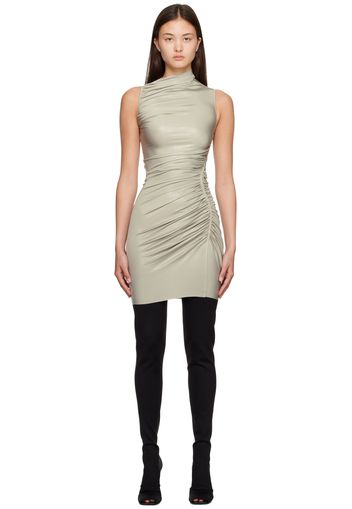 Rick Owens Lilies Taupe Svita Minidress