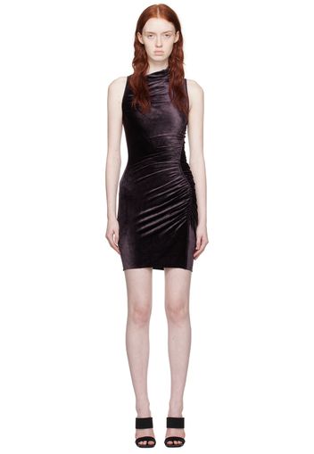 Rick Owens Lilies Purple Svita Minidress