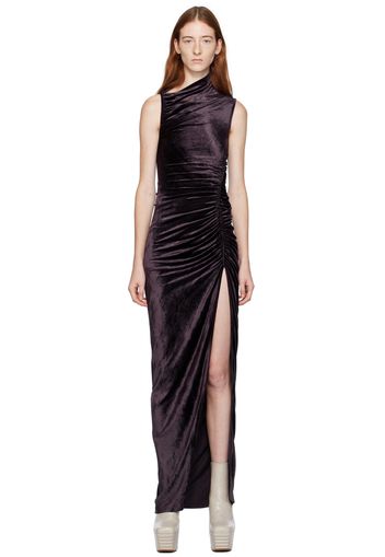 Rick Owens Lilies Purple Svita Maxi Dress