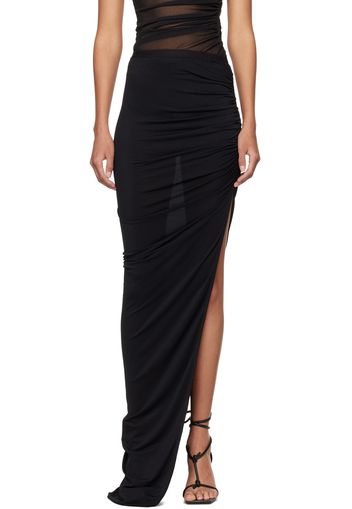 Rick Owens Lilies Black Svita Maxi Skirt