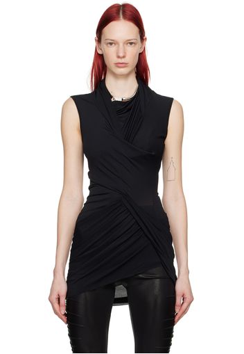 Rick Owens Lilies Black Magnetic Tank Top