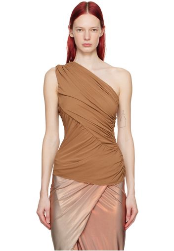 Rick Owens Lilies Tan Amira Tank Top