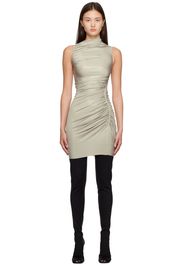 Rick Owens Lilies Taupe Svita Minidress