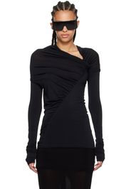 Rick Owens Lilies Black Elise Long Sleeve T-Shirt