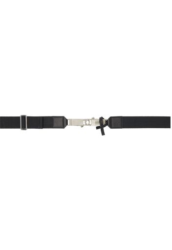 Rick Owens Black Webbing Strap Keychain