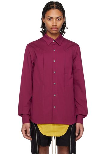 Rick Owens Pink Fogpocket Shirt